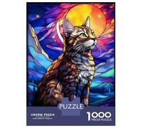 Jigsaw Puzzles 1000 Pieces for Adults American Short Hair Redmon Adult Jigsaw Hands-on Game Difficult Hard Unique Birthday And Gifts 52x38cm/1000pcs