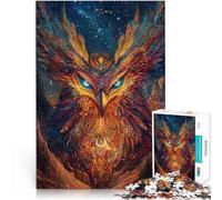 Jigsaw Puzzles 1000 Pieces for Adults Ancient colorful phoenix Made of wood for ages 14 and over Hands-on Game gifts for friends and family。size:50x75cm/19.68x29.52inch