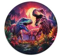 Jigsaw Puzzles 1000 Pieces for Adults Ancient Dinosaurs Cardboard Jigsaw Puzzles Challenging Brain Teaser for Teenagers,Family Game Night Fun (67.5x67.5cm)
