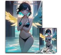 Jigsaw Puzzles 1000 Pieces for Adults Angel Anime Girl_200695b Wooden Jigsaw Educational Activity for Cognitive Skills Cognitive Skill Improvement 1000 PCS