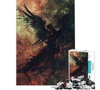 Jigsaw Puzzles 1000 Pieces for Adults Angels Ethereal Descent Jigsaw Anti-Stress Toys Precision Cutting Deal As Gifts for The Whole Family (Size 38x52cm)