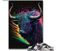 Jigsaw Puzzles 1000 Pieces for Adults Animals Bulls Puzzle for Teenager & Families, Perfect DIY Decor & Brain-Teasing Challenge (size : 26x38cm)