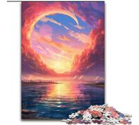 Jigsaw Puzzles 1000 Pieces for Adults Anime Art Landscape Puzzle Made of Wood,Perfect for Christmas, Halloween, Easter, New Year 1000pcs(50x75cm)