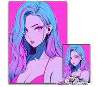 Jigsaw Puzzles 1000 Pieces for Adults Anime Cool Swimsuit Girl Jigsaw Puzzles for Adults Perfect for Family Fun on Holidays 1000 PCS(75x50cm)
