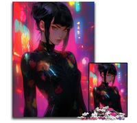 Jigsaw Puzzles 1000 Pieces for Adults Anime Girl Cute Jigsaw Puzzles for Adults Perfect for Family Fun on Holidays 1000 PCS(75x50cm)