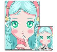 Jigsaw Puzzles 1000 Pieces for Adults Anime Girl Jigsaw Puzzles for Adults Perfect for Family Fun on Holidays 1000 PCS(38x26cm)