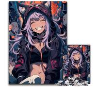 Jigsaw Puzzles 1000 Pieces for Adults Anime Girl Jigsaw Puzzles for Adults Perfect for Family Fun on Holidays 1000 PCS(38x26cm)