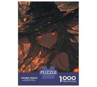 Jigsaw Puzzles 1000 Pieces for Adults Anime Halloween Witch Puzzles for Adults Fun Games Improve Memory Deal As Gifts for The Whole Family 52x38cm/1000pcs
