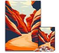 Jigsaw Puzzles 1000 Pieces for Adults Antelope Canyon Arizona Puzzles for Adults for Birthdays And Holidays 1000 PCS(75x50cm)