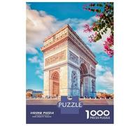 Jigsaw Puzzles 1000 Pieces for Adults Arc De Triomphe Puzzle for Adults Hands-on Game Improve Memory Deal As Gifts for The Whole Family 38x26cm/1000pcs