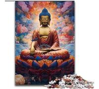 Jigsaw Puzzles 1000 Pieces for Adults Art Buddha Puzzle Challenging DIY Art for Enthusiasts, for Relaxation (size : 50x75cm)