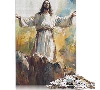Jigsaw Puzzles 1000 Pieces for Adults | Art Christian Jesus Puzzles | 1000 Piece Jigsaw Educational Games Home Decoration Puzzle 1000pcs (38x26cm)