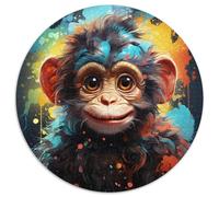 Jigsaw Puzzles 1000 Pieces for Adults Art Monkey 1000 Piece Jigsaw Puzzles for Adults Intricate Design for Teenagers,DIY Decor,and Brain-Boosting Fun (67.5x67.5cm)