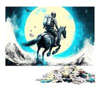 Jigsaw Puzzles 1000 Pieces for Adults Astronaut Horse Challenging Difficult Puzzle A Work of Art for Teens Age 14 Years Up 1000 PCS(75x50cm)