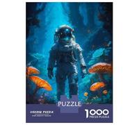 Jigsaw Puzzles 1000 Pieces for Adults Astronaut Lost in Forest Jigsaw Puzzle DIY Toys But Fun And Humorous Deal As Gifts for The Whole Family 52x38cm/1000pcs