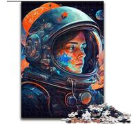 Jigsaw Puzzles 1000 Pieces for Adults Astronaut Nebula Impossible Jigsaw Puzzles for Adults Birthday Party for Men Women (Size 26x38 cm)