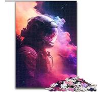 Jigsaw Puzzles 1000 Pieces for Adults Astronaut Nebula Wooden Jigsaw Puzzles for Adults size 50x75cm Challenging Brain Teaser for Teenagers, Family Game Night Fun