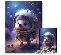 Jigsaw Puzzles 1000 Pieces for Adults Astronaut Space Hedgehog Challenging Puzzles Educational Brain Teaser Artistic Home & Office Decor + Age 1000 PCS(75x50cm)