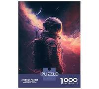 Jigsaw Puzzles 1000 Pieces for Adults Astronaut Space Walk Puzzle for Adults Family Game Wall Decoration for Birthday, Chrismas 38x26cm/1000pcs