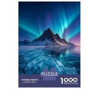 Jigsaw Puzzles 1000 Pieces for Adults Aurora Borealis over Frozen Lake Adult Puzzles Toy Wall Decor But Fun And Humorous Help The Brain Exercise 52x38cm/1000pcs