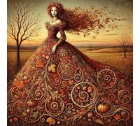 Jigsaw Puzzles 1000 Pieces for Adults, Autumn Empress 1000 Piece jigsaw puzzles for adults 26x26inch, Fun Educational Puzzle Games, Beautiful Decoration puzzle