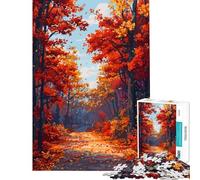 Jigsaw Puzzles 1000 Pieces for Adults Autumn Nature Pixel Art Family Games Brain Intelligence Challenge Addictive Toys Great Gifts For Family Fun (size 38x26cm)