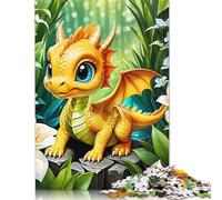 Jigsaw Puzzles 1000 Pieces for Adults Baby Dragon Jigsaw Puzzles Wooden Puzzle Leisure Toy Educational Game Home Decoration Art Gift 1000pcs (75x50cm)
