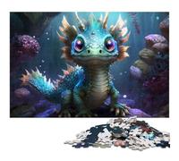 Jigsaw Puzzles 1000 Pieces for Adults Baby Flying Dragon Wooden Jigsaw Puzzles Brain Challenge Game for Teenagers & Family Interaction 50x75CM/19.68x29.52inch
