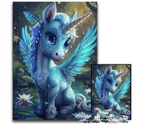 Jigsaw Puzzles 1000 Pieces for Adults Baby Unicorn Cute Paper Jigsaw Perfect for Christmas Halloween Easter New Year 1000 PCS(38x26cm)