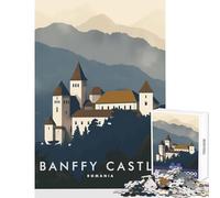 Jigsaw Puzzles 1000 Pieces for Adults Banffy Castle Romania Adult Jigsaw Puzzles Precision Cutting Challenging To Complete Toy Intellectual Game (50x75cm)