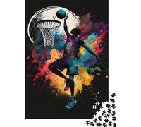 Jigsaw Puzzles 1000 Pieces for Adults Basketball Colorful Jigsaw Puzzles 1000 Pieces for Adults 1000pcs (75x50cm)
