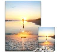 Jigsaw Puzzles 1000 Pieces for Adults Beach Life Sunny Vibes Paper Puzzles Challenging Brain Teaser Family Activity Home Decor 1000 PCS(38x26cm)