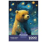 Jigsaw Puzzles 1000 Pieces for Adults Bear Imaginary Jigsaws for Adults Fun Games Stress Reliever Help The Brain Exercise 70x50cm/1000pcs