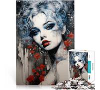 Jigsaw Puzzles 1000 Pieces for Adults “Beautiful and Glamorous” Made of cardboard,Suitable for people aged 14 and above Brain Teaser game because it is ideal as a gift for the whole family。