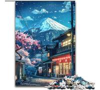 Jigsaw Puzzles 1000 Pieces for Adults Beautiful Mount Fuji Jigsaws 1000 Pieces for Adults Family Interaction & Brain Challenge, Family Activity Challenge (Szie 26x38cm)