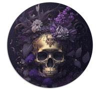 Jigsaw Puzzles 1000 Pieces for Adults Beautiful Skull Impossible Jigsaw Puzzles for Adults DIY Home Decor Brain Teaser Game for Teenagers (Size 67.5x67.5cm)