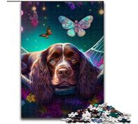 Jigsaw Puzzles 1000 Pieces for Adults Beautiful Wolf Made of Wood, Fun at Home Activities, Birthday Present, Travel Gifts 50x75cm for Family Interactive Game