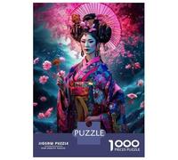 Jigsaw Puzzles 1000 Pieces for Adults Beauty of Geisha Puzzles for Adults Fun Games Improve Memory Deal As Gifts for The Whole Family 38x26cm/1000pcs