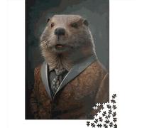 Jigsaw Puzzles 1000 Pieces for Adults Beaver Portrait Jigsaw Puzzles 1000 Pieces for Adults 1000pcs (75x50cm)