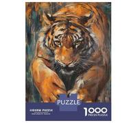 Jigsaw Puzzles 1000 Pieces for Adults Bengal Tiger Mysterious Puzzle for Adults Toy Wall Decor Hand Speed Race Stress Reduction Gifts 38x26cm/1000pcs