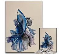 Jigsaw Puzzles 1000 Pieces for Adults Betta Fish Puzzles for Adults Interactive Family Game Ideal Family Activity Game 1000 PCS(38x26cm)