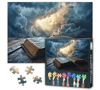 Jigsaw Puzzles 1000 Pieces for Adults, Bible1000 Piece Puzzles, Christianity Bible Jigsaw Puzzle, 1000 Piece Puzzle for Adults, Challenging Game Finished Size 50x70cm