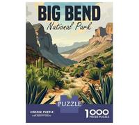 Jigsaw Puzzles 1000 Pieces for Adults Big Bend National Park Jigsaws for Adults Fun Games A Work of Art Deal As Gifts for The Whole Family 52x38cm/1000pcs