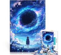 Jigsaw Puzzles 1000 Pieces for Adults Black Hole World Anime DIY-Spielzeug Lustige Aktivitäten für zu Hause, Geburtstagsgeschenk, Reisegeschenk,52x38cm