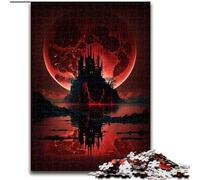 Jigsaw Puzzles 1000 Pieces for Adults Bloody Planet Puzzle Made of cardboard, Perfect for Halloween, Christmas, Birthday Gift 1000pcs(26x38cm)