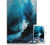 Jigsaw Puzzles 1000 Pieces for Adults Blue Horizons Enjoy Gentle Leisure Relaxation Stable Fit Accurate Cutting Toy Size 38x26cm