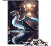 Jigsaw Puzzles 1000 Pieces for Adults Brave Dragon Puzzle Made of cardboard, Perfect for Halloween, Christmas, Birthday Gift 1000pcs(26x38cm)