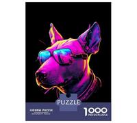 Jigsaw Puzzles 1000 Pieces for Adults Bull Terrier Jigsaw Puzzle DIY Toys But Fun And Humorous Deal As Gifts for The Whole Family 52x38cm/1000pcs