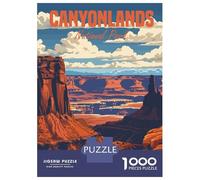 Jigsaw Puzzles 1000 Pieces for Adults Canyonlands National Park Jigsaws for Adults Relax Games Improve Memory Stress Reduction Gifts 52x38cm/1000pcs