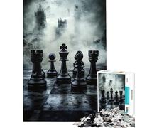 Jigsaw Puzzles 1000 Pieces for Adults Chess in Ruins Difficult And Challenge Difficult Hard Educational Toy for 14+ Puzzle Game Offered (50x75cm)